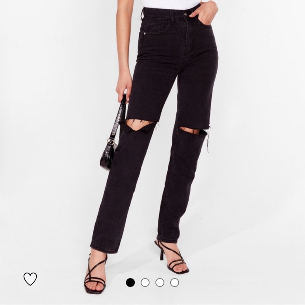 Nasty gal straight leg jeans full legnth